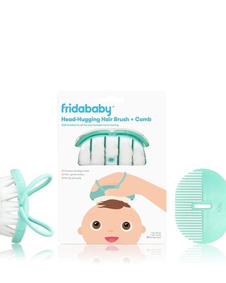 Fridababy Head-Hugging Hair Brush & Comb Set